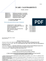 Planificare Calendaristica - Clasa A II-a Pe Module