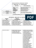 Grupos y Semilleros de Investigacion Educacion Fisica