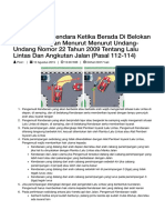 Tata Cara Berkendara Ketika Berada Di Belokan Atau Simpangan Menurut Menurut Undang-Undang Nomor 22 Tahun 2009 Tentang Lalu Lintas Dan Angkutan Jalan (Pasal 112-114) - Dinas Perhubungan Provinsi Jawa Barat