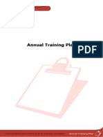 Annual Training Plan Free PDF Template Download