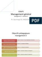 Cours Management II S2 Groupe A Et B PR El Hassouni+