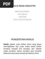Download KATALIS PADA INDUSTRI by Mufti Ari Fachrudin SN60478759 doc pdf