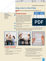 2.5 Fitting A Line To A Set of Data - ACTIVITY