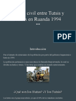 Guerra Civil Entre Tutsis y Hutus en Ruanda 1994
