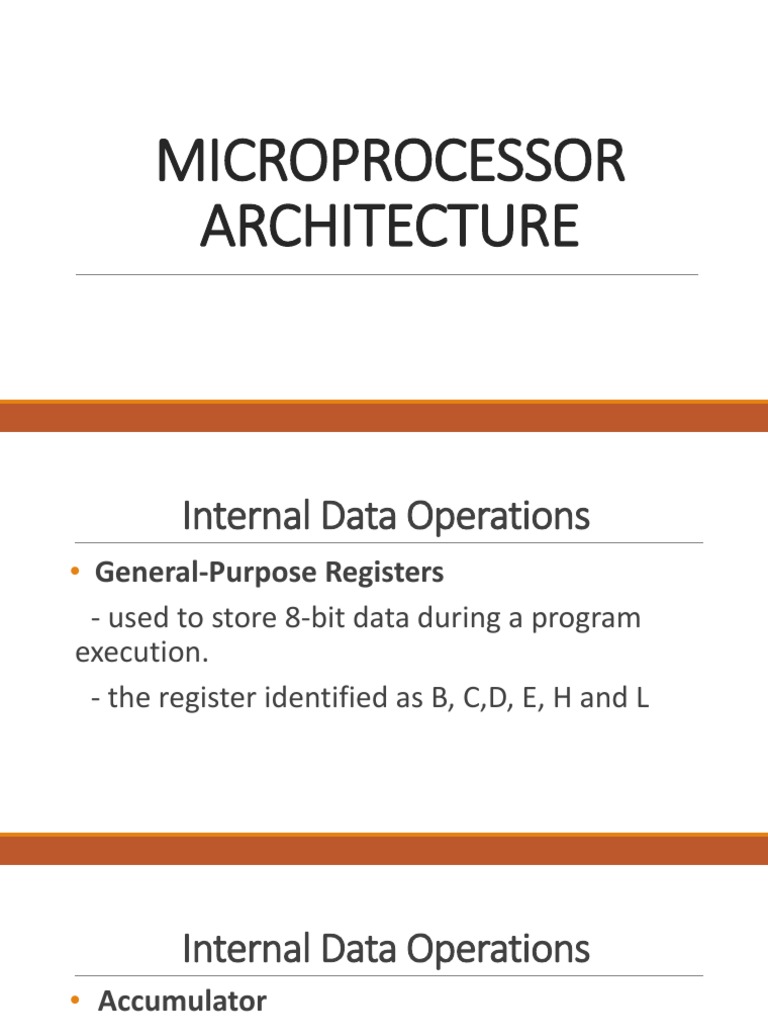 Microprocessor Architecture | PDF | Central Processing Unit | Digital ...