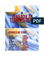 ARCHITECTURAL VERNACULAR TERMS