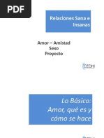 Relaciones Sanas vs Insanas