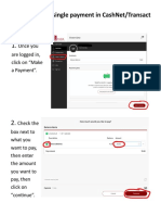How to Make a Single CashNet Payment