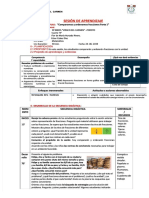 PDF Sesion de Aprendizaje Comparamos y Ordenamos Fracciones Parte I