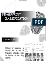 CRIMINALISTICS fingerprint