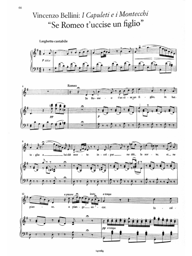 Cavatina +cabaletta Romeo | PDF