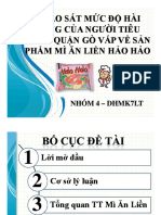 Tiểu Luận - Khảo Sát Mức Độ Hài Lòng Của Người Tiêu Dùng Quận Gò Vấp Về Sản Phẩm Mì Ăn Liền Hảo Hảo - 912768