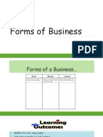 Forms of Business