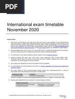 O Level Timetable: Oct-Nov 2025 | PDF | Qualifications | Student ...
