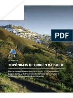 Topónimos de Origen Mapuche F. Aitue 2020