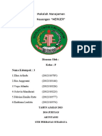 Makalah Manajemen Keuangan "MERGER": Disusun Oleh: Kelas: F