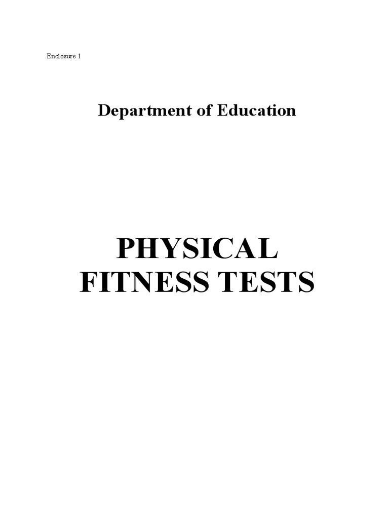 Revised Physical Fitness Test Manual | PDF | Body Mass Index | Human ...