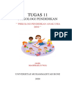 Tugas 11 - Psikologi Pendidikan - Magfirah - 517023 - Pendidikan Matematika