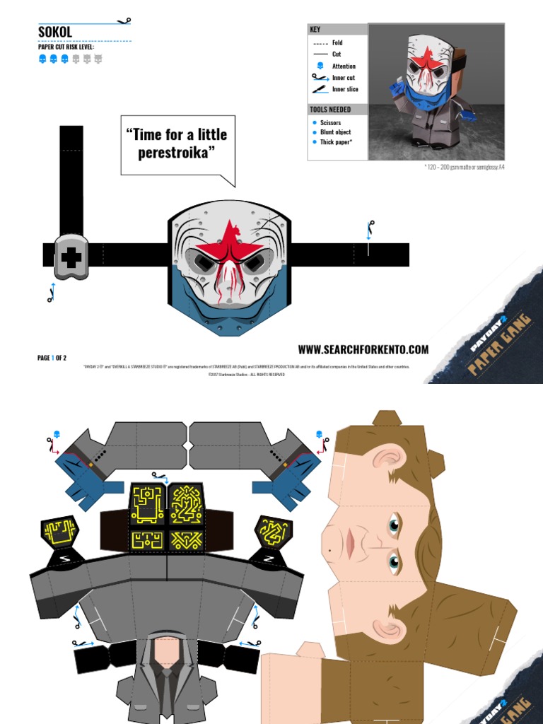 PD2-PaperGang Sokol A4 | PDF | Video Game Companies | Industries