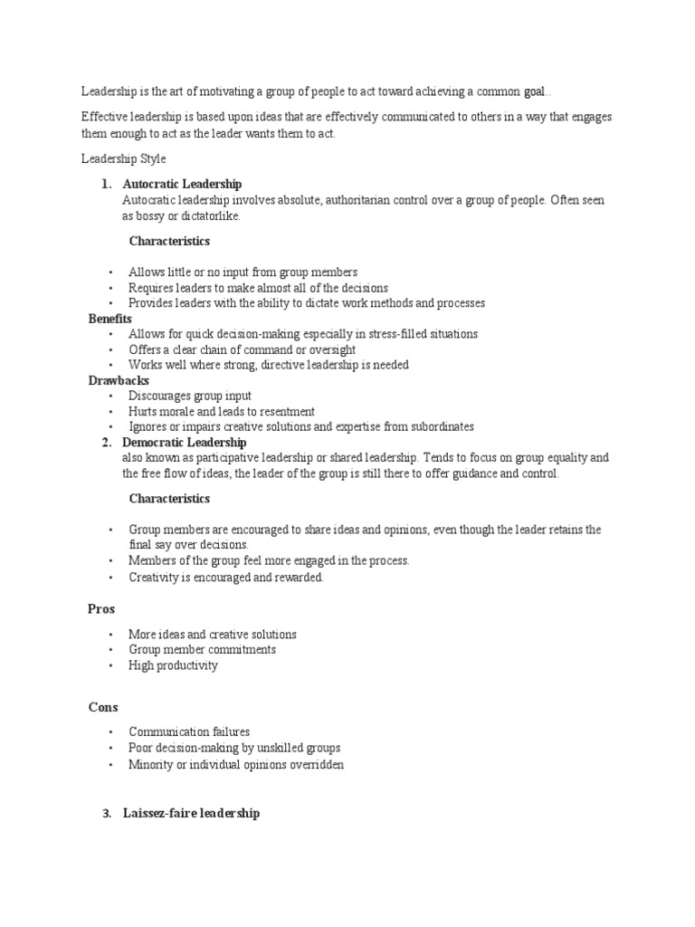 TYPES OF LEADERSHIP STYLES IN EDUCATION PDF visual data 6