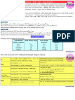 Stative Verbs Explanation - Verb Tenses - Aptis Grammar