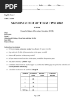 Kcse 2025 English Paper 1 Predictions Pdf Cost Of Living Poetry