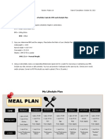 Anaud - Ngec1 - Eportfolio Task 6 - Bmi and Lifestyle Plan