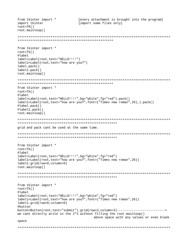 Int213 Tkinter | PDF | Computing | Software