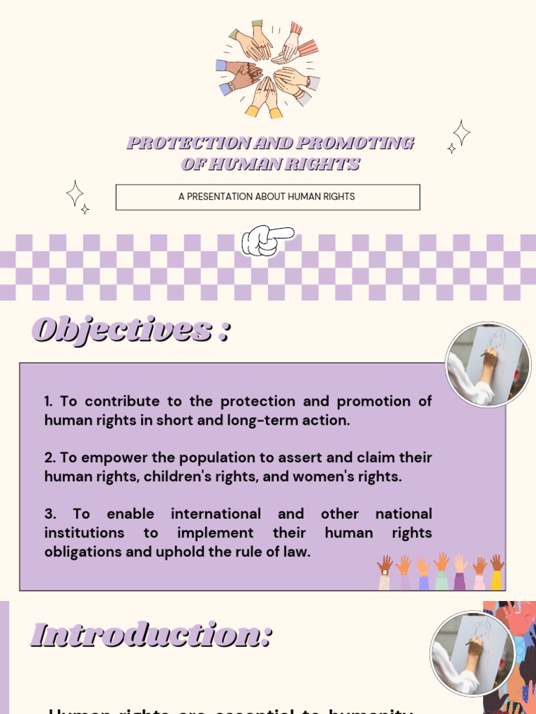 Week 11 Protection and Promotion of Human Rights (Part 1) | PDF ...