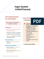 Organ System Overview-Cells&Tissues