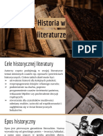 Historia W Literaturze (Prezentacja)