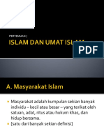 Pertemuan 7 Islam Dan Umat Islam