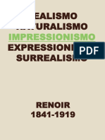 As principais correntes artísticas e seus expoentes desde o Naturalismo até o Século XX