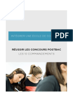 Reussir Concours Ecoles de Commerce