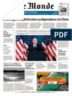 Journal Le Monde Du Vendredi 4 Novembre 2022