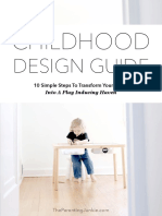 Childhood Design Guide