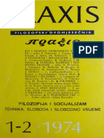 PRAXIS - Filozofski Časopis, 1974, Br. 01-02