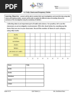 Tally Chart Worksheet