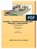 Informe 2 Supervisicion de Obra CURI