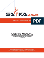 Manual Espingarda SAKA sk-12