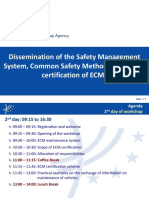 ECM Certification Workshop Agenda