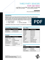 TSI 3rd Party Sensors With Netronix Environet Application Note.