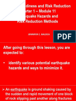 4th Quarter Lesson1 Earthquake Hazards