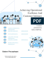 Optimizing Operational Excellence and Customer Intimacy