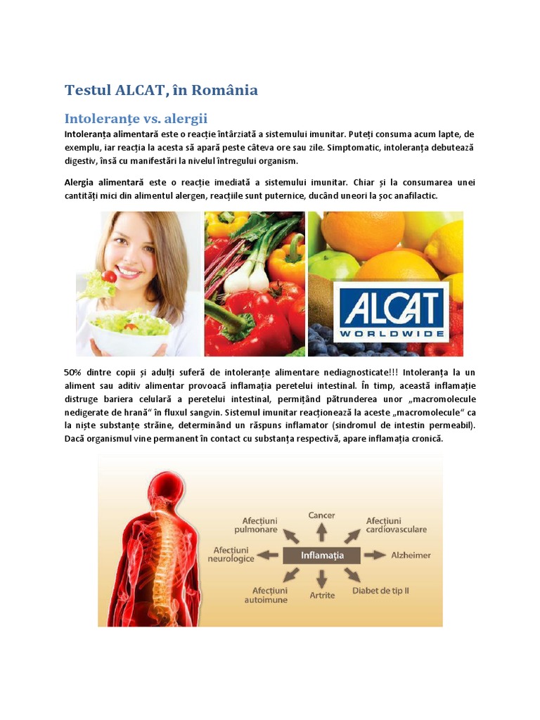 Informatii ALCAT | PDF