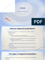 4.1and 4.2 Categorical Propositions Hurlay Book