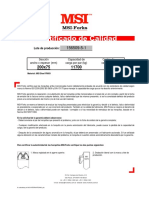 Certificado de Calidad - ESPV4 156509-5-1