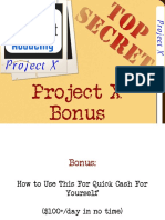 Project XBonus