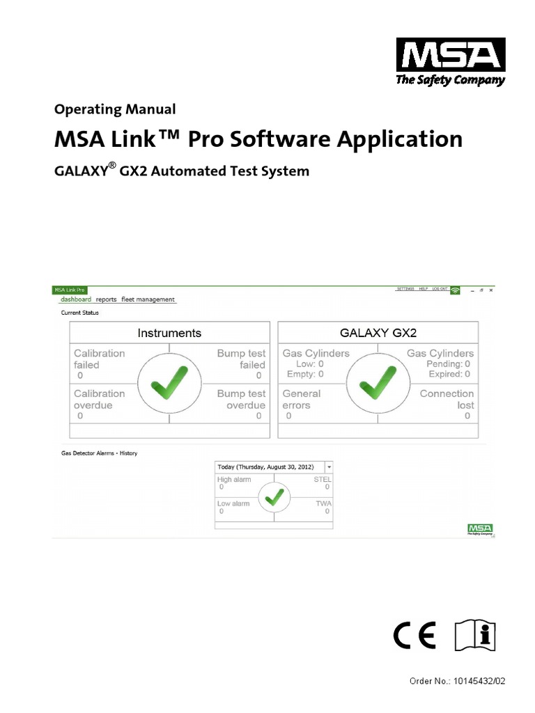 Msa Gx2 Manual – OperatingManual GalaxyGX2AutomatedTestSystem – XVYP