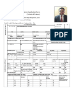 Trainee Application Form (Technical Trainee) : Flexible To All LTI Development Center / Customer Site